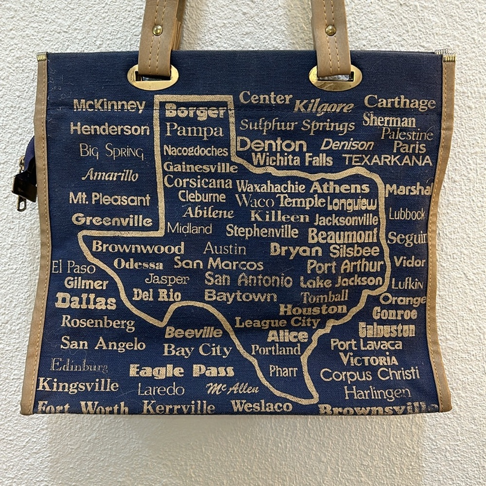 Vintage Y2K Texas Tote Bag - Picture 2 of 11